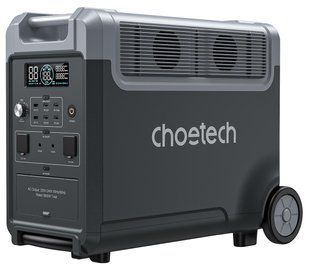 Портативна зарядна станція, акумулятор електричний літій-іонний Choetech 3600W/3840Wh з функцією ДБЖ та 2-х додаткових АКБ (BS066) BS066 фото
