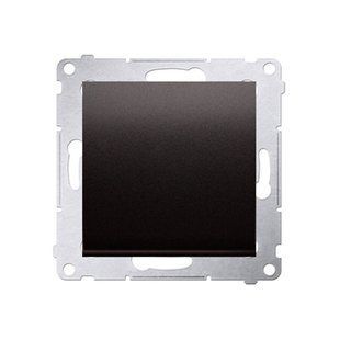 Кнопка 1-кл. 10АХ, 250Вт 1NO Simon 54, антрацит DP1.01/48 фото