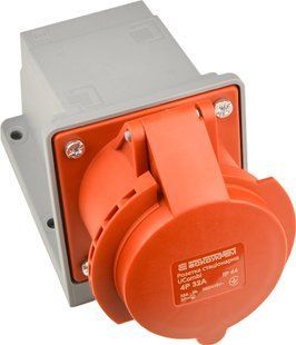 Розетка стаціонарна серії UСombi 4P 32A IP 44 (A0080010147) A0080010147 фото