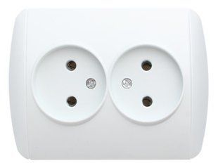Розетка e.install.stand.810D без з/к подвійна E.NEXT (s035037) s035037 фото