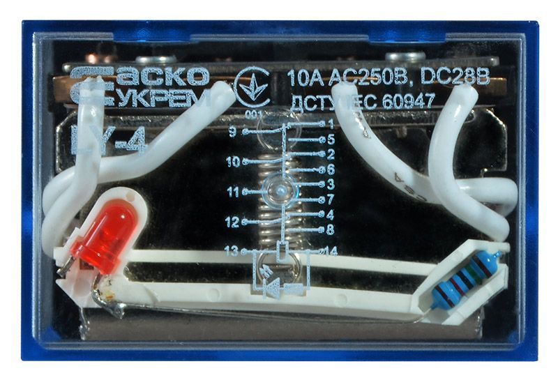 Реле LY4 (АС 220 V) АСКО-УКРЕМ (A0090070006) A0090070006 фото