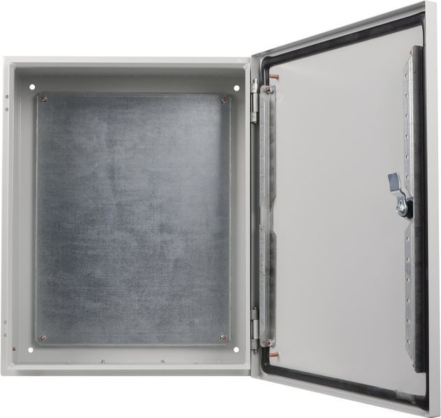 Корпус з монтажною панеллю металевий 50*40*20, IP65, серії UBox АСКО-УКРЕМ (A0260020053) A0260020053 фото