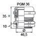 Сальник металевий PGM 36 АСКО-УКРЕМ (A0150050042) A0150050042 фото 4