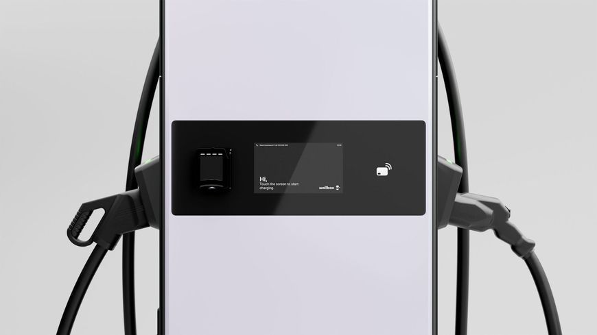 Зарядна станція Supernova 60кВт DC з роз'ємом CCS Combo 2 + ChaDeMo кабель 5 м Wallbox DCF1-214-84800000-WB1 фото