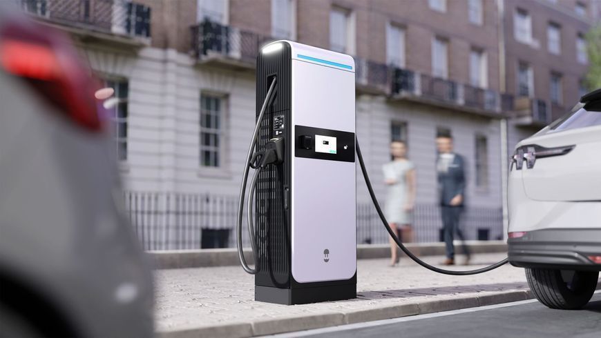 Зарядна станція Supernova 60кВт DC з роз'ємом CCS Combo 2 + ChaDeMo кабель 5 м Wallbox DCF1-214-84800000-WB1 фото
