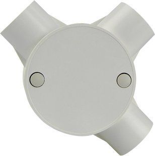 Коробка монтажна АСКО-УКРЕМ кругла 3 відведення d25mm (A0070050032) A0070050032 фото