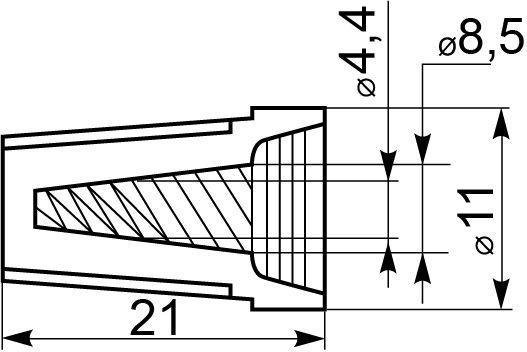 Ковпачок P73 (100шт) АСКО-УКРЕМ (A0150060003) A0150060003 фото