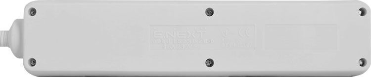 Подовжувач e.es.3.1.5.z.s.b.2.usb 3 гнізда, 1.5м, з з/к з USB-зарядкою, з вимикачем, baby protect E.NEXT (s042129) s042129 фото