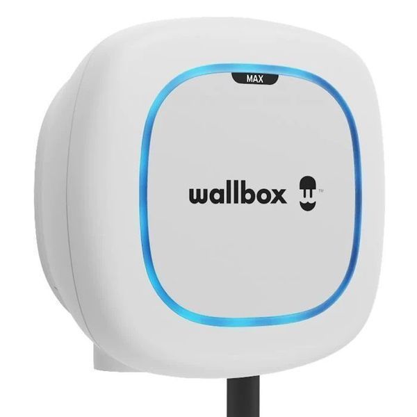 Зарядна станція Pulsar Max Wallbox 32А 3Ф 400В 22 кВт біла з роз'ємом Тype 2 з кабелем 5м PLP4-0-2-4-9-001 PLP4-0-2-4-9-001 фото