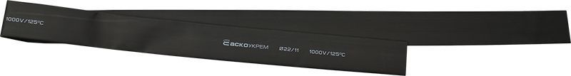 Термоусаджувальна трубка 22,0/11,0 шт.(1м) чорна АСКО-УКРЕМ (A0150040401) A0150040401 фото