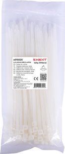 Кабельна стяжка e.ct.stand.280.4.white (100шт), біла E.NEXT (s015025) s015025 фото