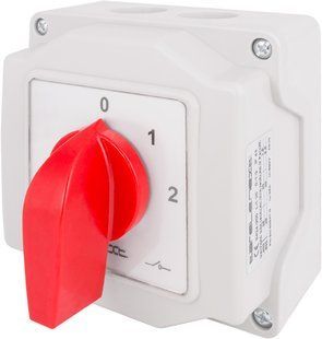Пакетний перемикач LK25/4.322-ОВ/45 в корпусі, 0-1-2, 25А, IP44 E.NEXT (8424-200) 8424-200 фото