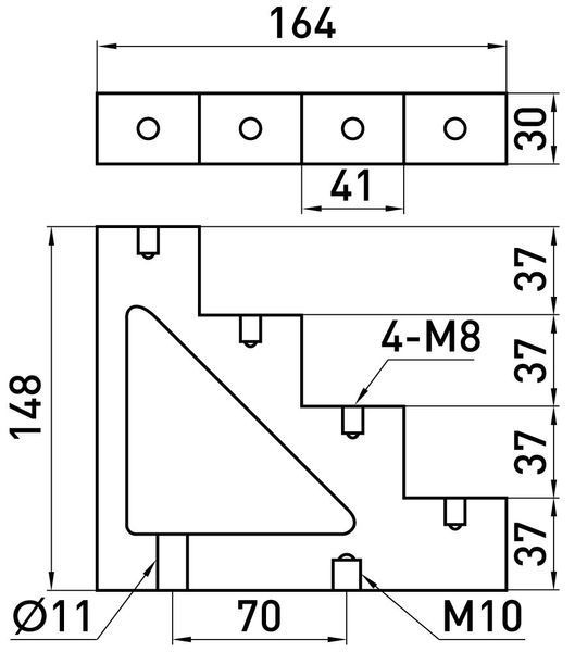 Ізолятор ступінчатий e.step.ct4-40 600A E.NEXT (s054103) s054103 фото