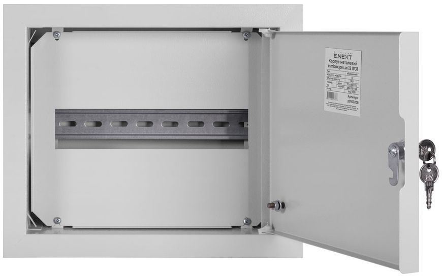Корпус металевий e.mbox.pro.w.18 IP31 вбудований на 18 модулів E.NEXT (p0100209) p0100209 фото