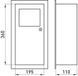 Корпус e.mbox.stand.w.f1.08.z.е металевий, під 1-ф. електронний лічильник, 8 мод., що вбудовується, з замком. E.NEXT (s0100050) s0100050 фото 2