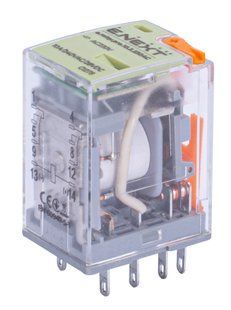 Реле проміжне e.relay.pro.10.2.230AC, 10А, 2 групи контактів, котушка 230В АC E.NEXT (p091005) p091005 фото