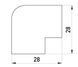 Зовнішній кут e.trunking.blend.out.stand.25.16 для короба 25х16мм E.NEXT (s2033004) s2033004 фото 2