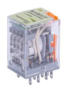 Реле проміжне e.relay.pro.5.4.230AC, 5А, 4 групи контактів, котушка 230В АC E.NEXT (p091007) p091007 фото