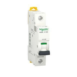 Автоматичний вимикач Schneider Electric iK60N C 25A 1P A9K24125 A9K24125 фото